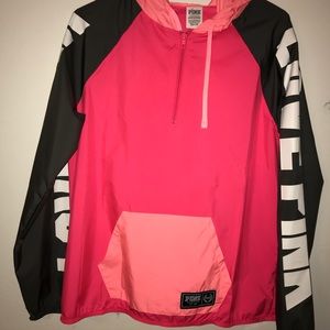Lightweight PINK 1/4 zip jacket